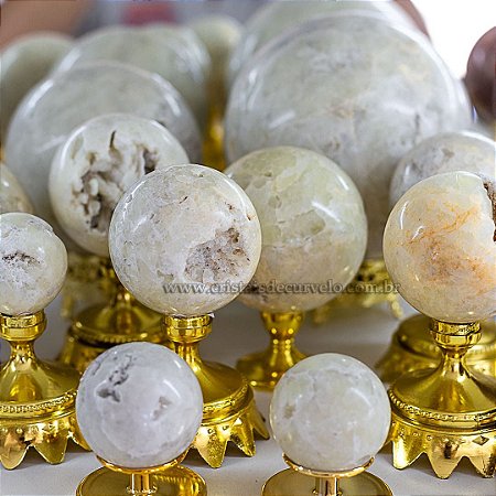 1Kg Esfera Bola Enxofre Pedra Natural Revenda ATACADO 112697