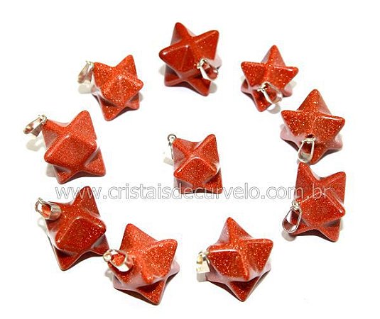 100 Merkaba Pingente Pedra do Sol Atacado Pino Prateado PM2960