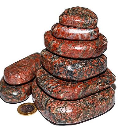 10 kg Massageador Tipo Seixo Unakita Brasileira Pedras Comuns ATACADO