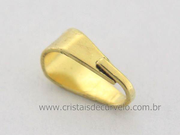 10 Presilha Dourado Para Montagem de Pingentes Furados Atacado
