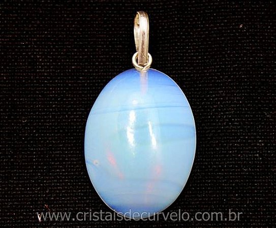10 Pingente Cabochão Pedra da Lua Opalina Pino Dourado Atacado