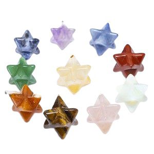 10 Merkabah Sem Furo Pedras Misto Natural  ATACADO