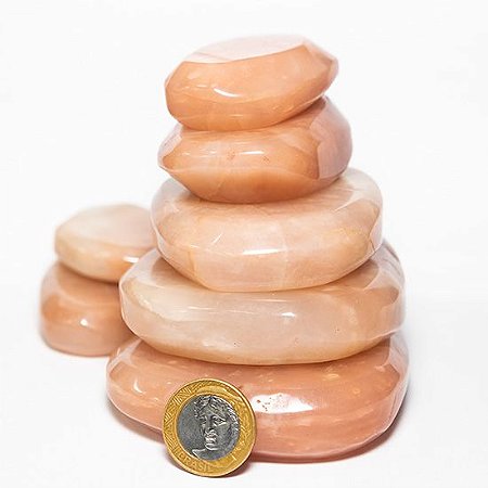 03 kg Massageador Tipo Seixo Quartzo Goiaba Pedras Comuns Atacado