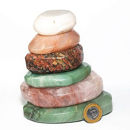03 kg Massageador Tipo Seixo Pedras Mistas Comuns Atacado