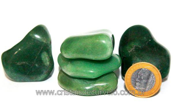 01 kg Massageador De Seixo Quartzo Verde Atacado 4 a 8cm