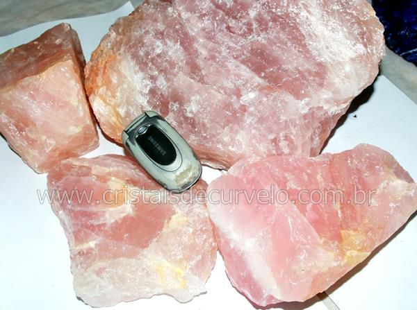 QUARTZO ROSA Pedra Bruto Para Lapidar Pacote Atacado 20 kg