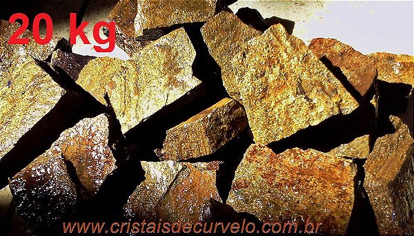 BRONZITA Pedra Bruto Pra Lapidar Pacote Atacado 20 kg