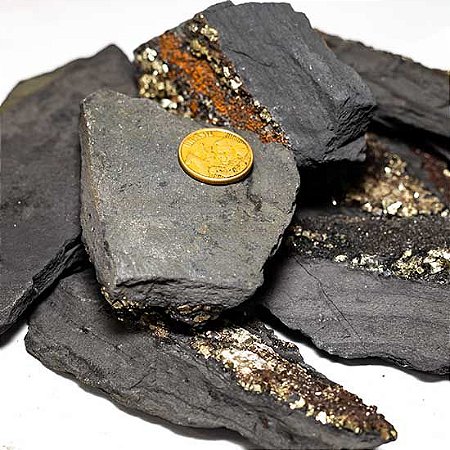 5kg Shungite Pacote Pedra Bruta Grande Pra Lapidar Atacado