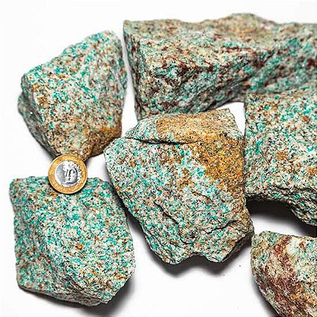 05 kg Amazonita Paraiba Natural Pedra Bruto Pra Lapidar ATACADO