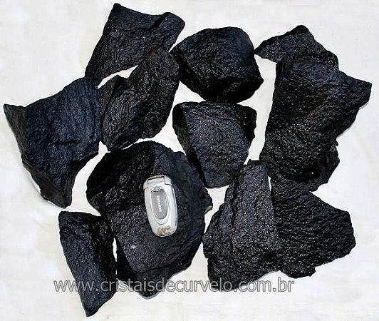 5kg Quartzo Preto ou Quartzito Preto Pedra Bruta Pra Lapidar Pacote Atacado