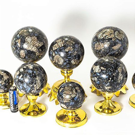 1 Kg Esfera Pedra Riolita Azul Bola Natural Boa Qualidade ATACADO