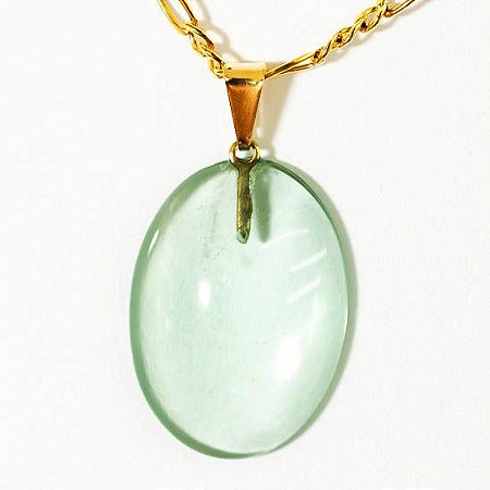 10 Pingente Cabochao OBSIDIANA VERDE Montagem Manual Pino Dourado ATACADO