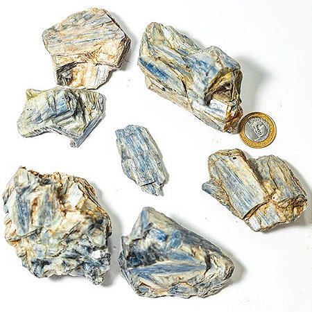 2 KG Drusa Cianita Azul Bruta Natural Comum Qualidade ATACADO