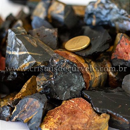1 kg Onix Preto Bruto 10 a 70 mm Classe A Pronto pra Revenda