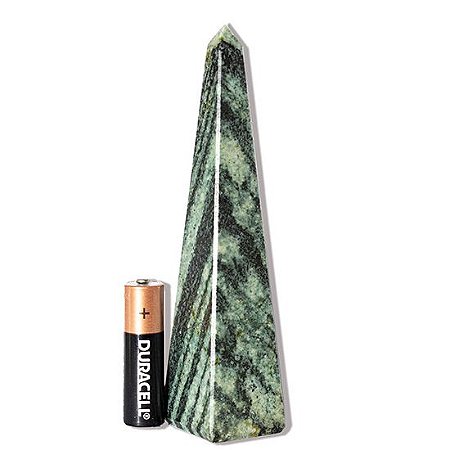 Obelisco Quartzo Brasil Pedra Natural 13cm 181g Cod 142203