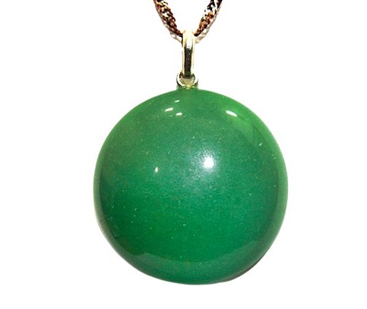 05 Pingente Cabochão Disco Quartzo Verde Pino Prata 950 Atacado