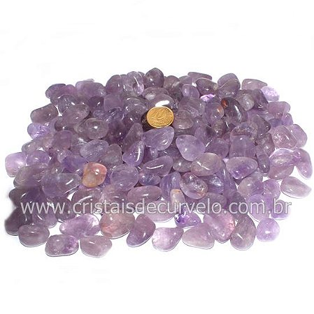 5kg Ametista Rolado Pedra Natural P 10 a 20mm Tipo B