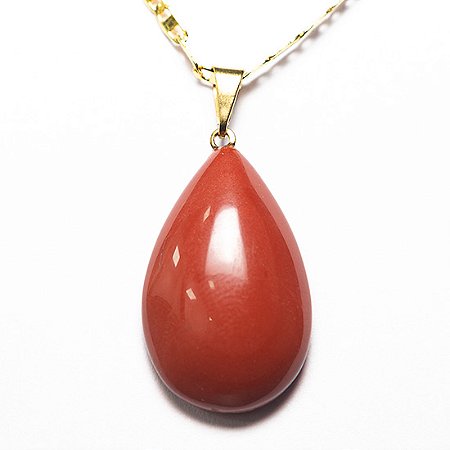 10 Pingente Gota Jaspe Vermelho Pedra Natural Montagem Dourado Atacado