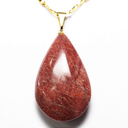 10 Pingente Gota Quartzo Vermelho Pedra Natural Montagem Dourado Atacado