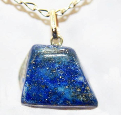 Colar Pedrinha Lapis Lazúli Montagem Prata 950