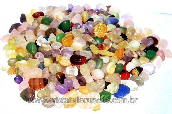 5 Kg Misto sortido P Pedra Rolado Aprox 10 a 20 mm Classe B