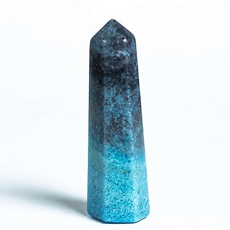 01 Mini Pontinha Trolita Azul Pedra Natural 30 a 45mm