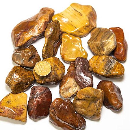 1 kg Jaspe Monet Rolado G 30 a 45 mm Pedra Natural Tipo B
