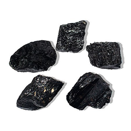 05 Turmalina Preta Pedra Natural 250 a 300g Média 7cm Tipo B Atacado