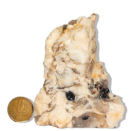 10 Turmalina Preta no Feldspato Pé Serrado 200 a 300g Tipo C