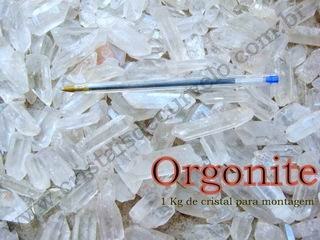 1kg Cristais Quartzo Pequenos Para Montagem de Orgonite