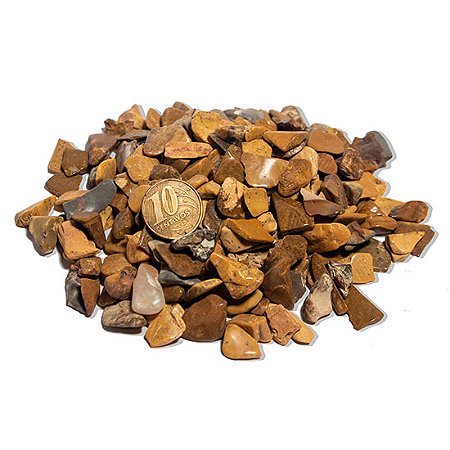 0,2 Kg Cascalho Polido Jaspe Monet Natural 10 a 20mm Tipo A