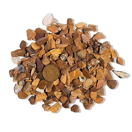 0,2 Kg Cascalho Polido Jaspe Monet Natural 5 a 10mm Tipo A