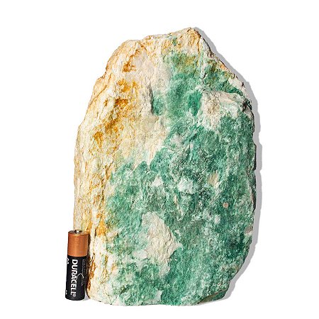 01 Jadeita Pedra Pé Serrado Natural 4,09Kg 20cm Tipo C
