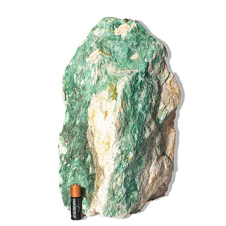 01 Jadeita Pedra Pé Serrado Natural 9Kg 29cm Tipo B