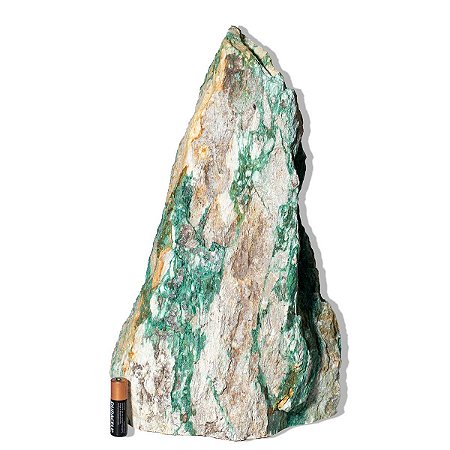 01 Jadeita Pedra Pé Serrado Natural 8,5Kg 36cm Tipo B