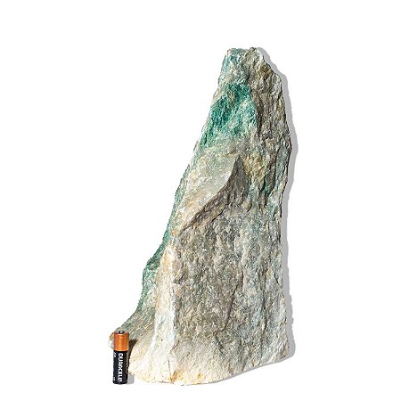 01 Jadeita Pedra Pé Serrado Natural 8,95Kg 32cm Tipo B
