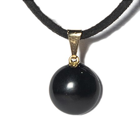 10 Pingente Mini Disco Obsidiana Negra Montagem Pino Prateado Atacado