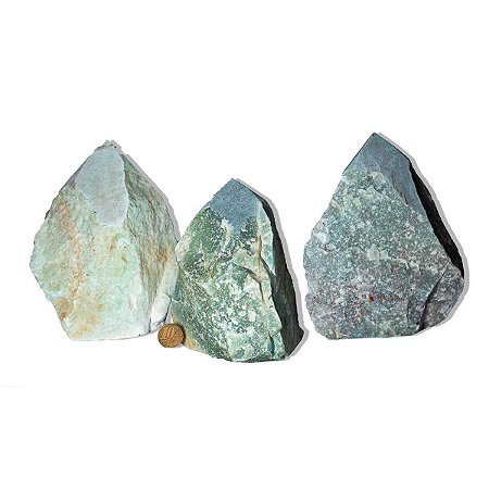 10 Quartzo Verde Pedra Pé e Bico Serrado 1 a 2Kg Tipo B