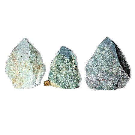 05 Quartzo Verde Pedra Pé e Bico Serrado 1 a 2Kg Tipo B