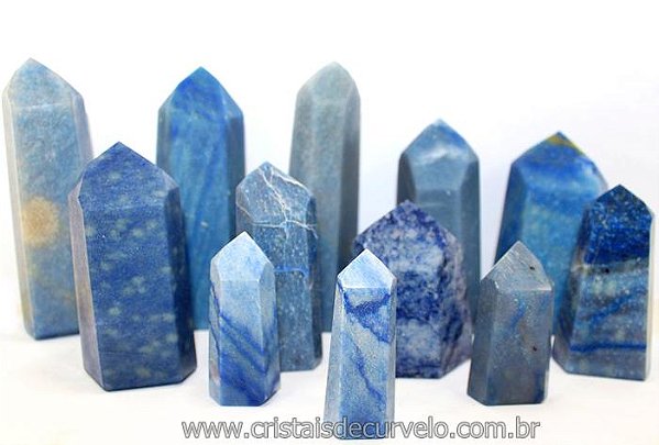 01 kg Ponta Quartzo Azul 200 a 350 g Tipo C Gerador ATACADO
