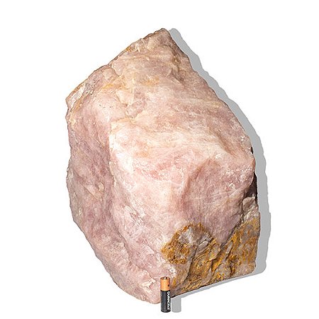 Cristal Rosa Pedra Pé Serrado Natural 43Kg 44cm Classe B