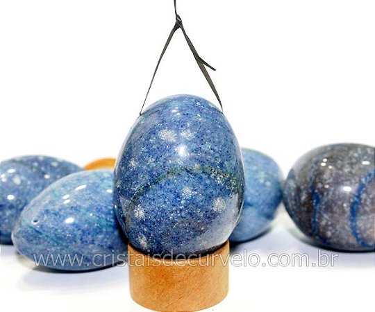 10 Ovo YONI Quartzo Azul Uso Pompoarismo FURADO DEFEITO LEIA TODO ANUNCIO