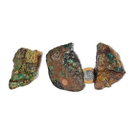 05 Malaquita Pedra Bruto Natural 100 a 150g 7 a 10cm Tipo C