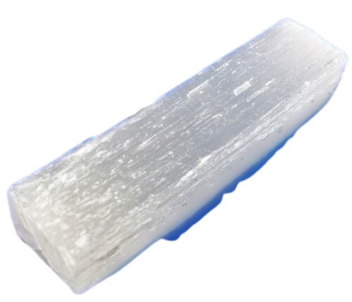 100 Selenita Bastão Médio 10 a 12cm Bruto Canudo Natural Atacado