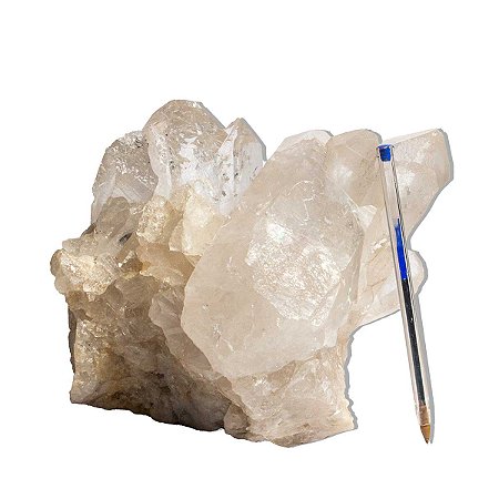01 Drusa Cristal Natural Tam M 3,8 a 4,0Kg 15 a 25cm Tipo B