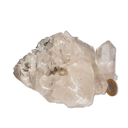 01 Drusa Cristal Natural Tam M 1,8 a 2,0Kg 15 a 25cm Tipo B