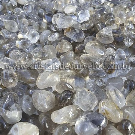 1kg Quartzo Fumê Rolado Pedra Natural P 10 a 20mm Tipo B