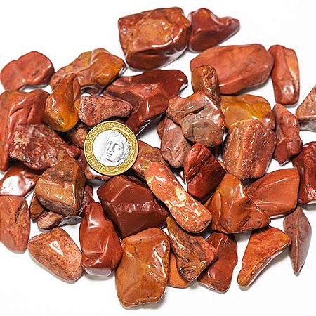 1kg Jaspe Africano Rolado Pedra Natural M 20 a 35mm Tipo B