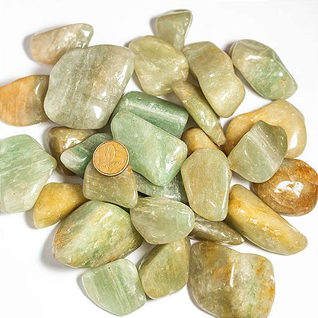 1kg Ônix Verde Rolado Pedra Natural G 30 a 45mm Tipo C