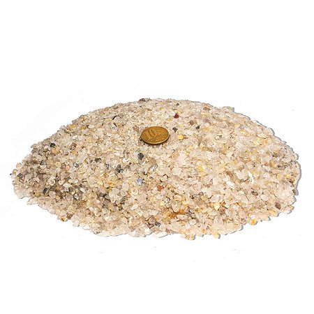 5kg Rutilo Rolado no Quartzo Natural Areia 1 a 5mm Tipo B